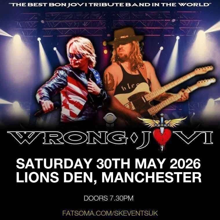 Wrong Jovi - A Tribute To Bon Jovi Live In Manchester