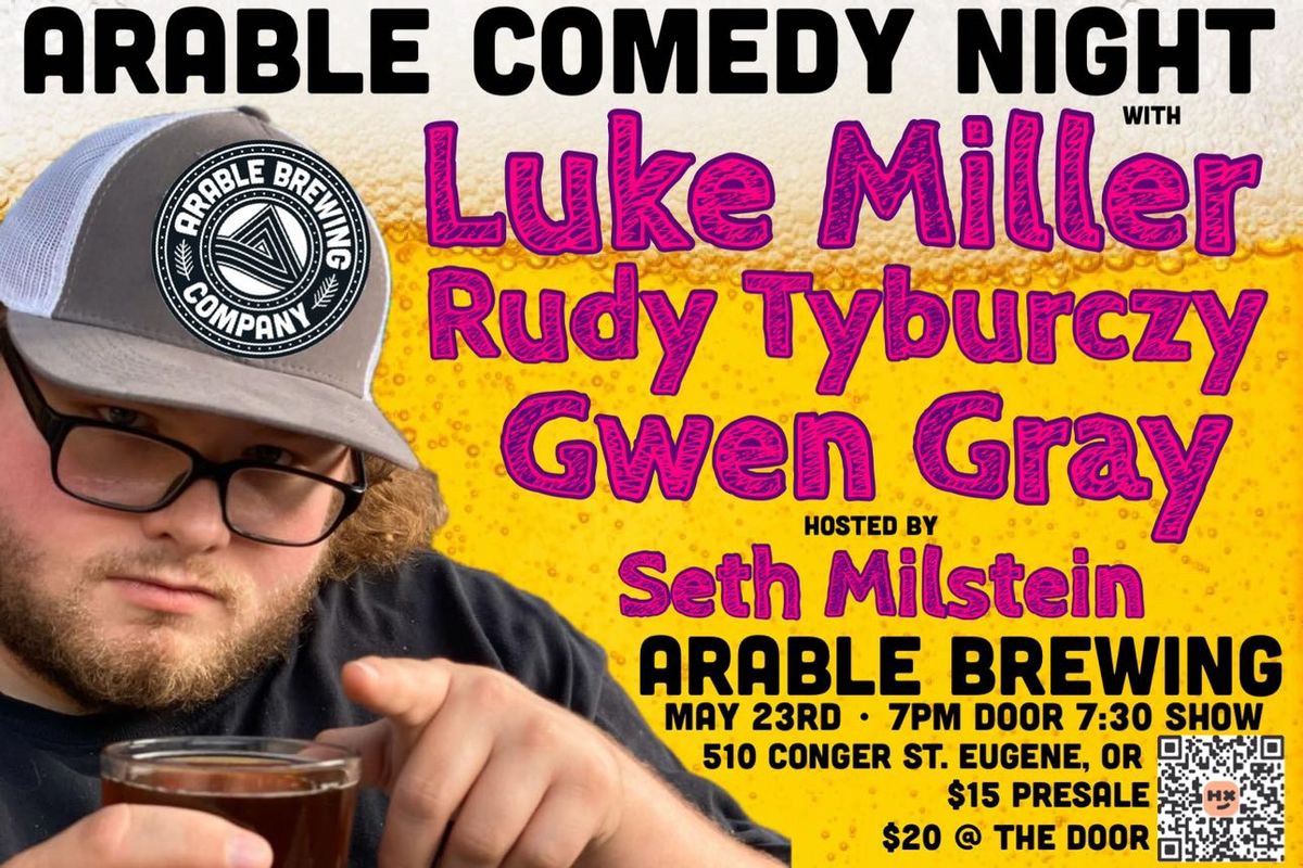Arable Brewing Comedy Night