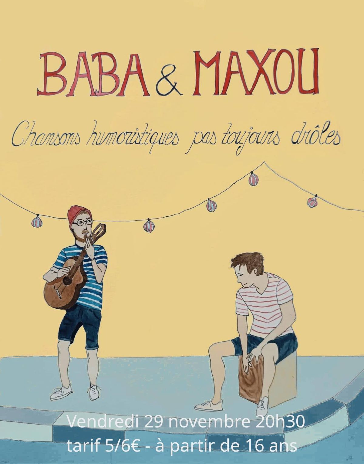 Baba et Maxou - chansons humoristiques pas toujours dr\u00f4les