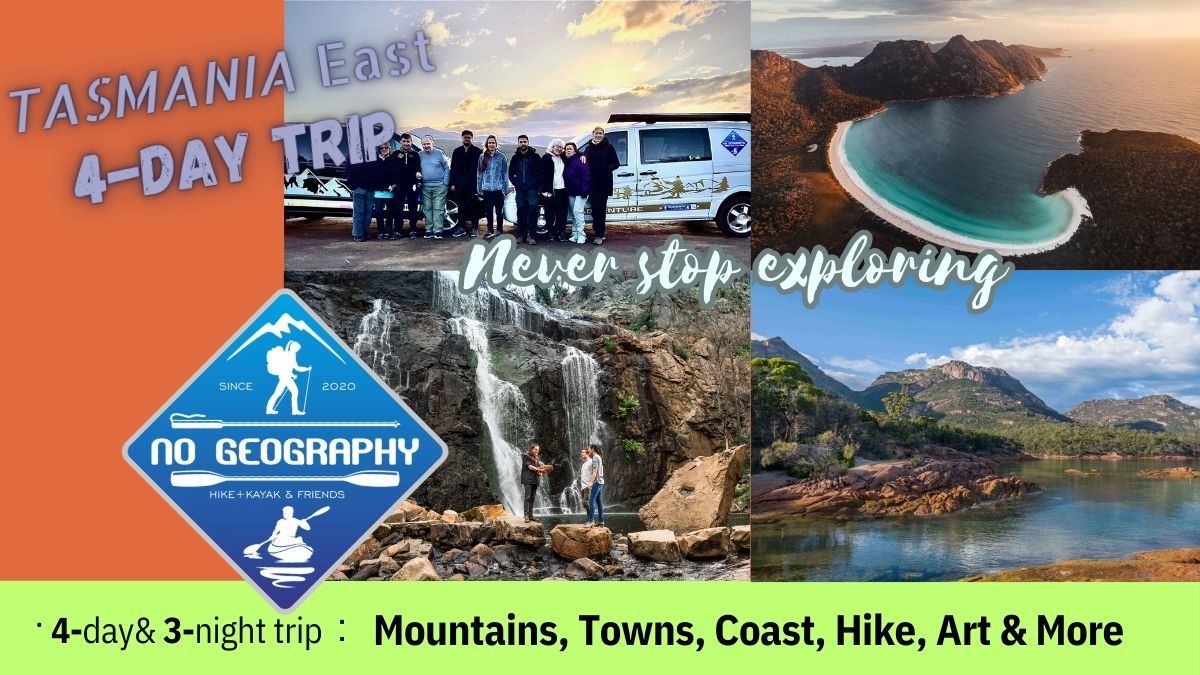 Only 3 spots left! TASMANiA East 4-Day Trip : Mountains, Towns, Coast, Hike, Art & More