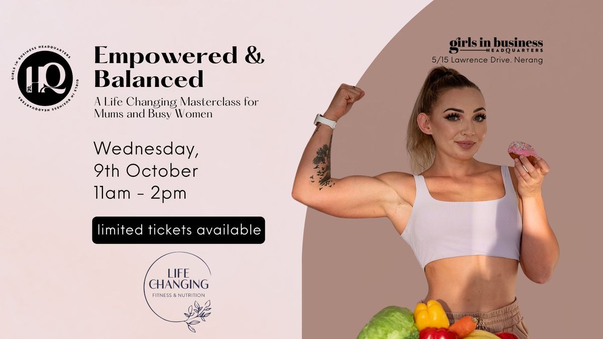 GIB HQ Masterclass - Monique Howell - Nutrition & Mindset Coach