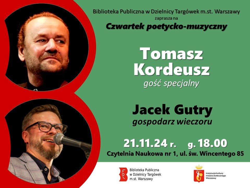 Czwartek poetycko-muzyczny w Czytelni