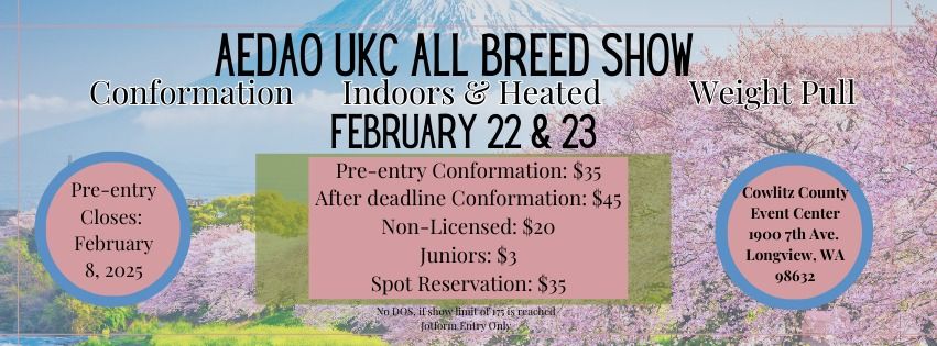 AEDAO UKC All Breed Dog Show