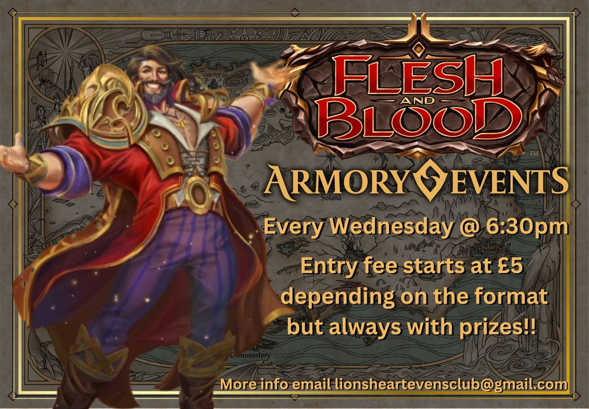 Flesh and Blood Armory Event