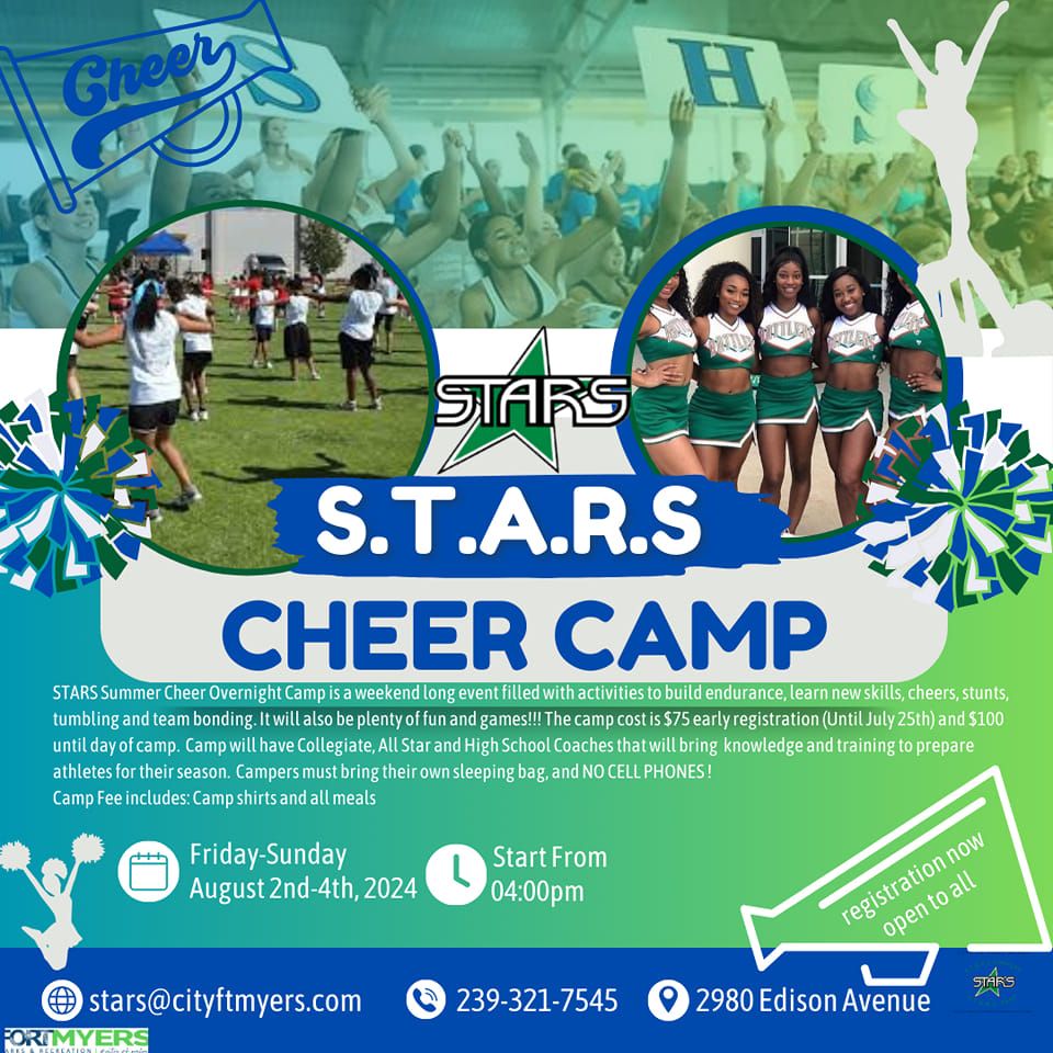 S.T.A.R.S. Summer Overnight Cheer Camp