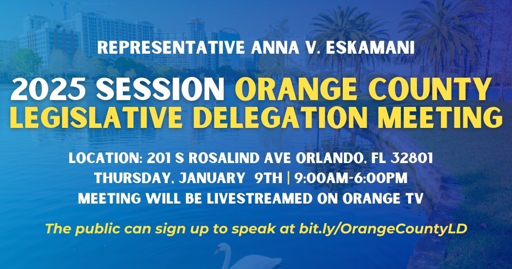 Orange County Legislative Delegation Meeting