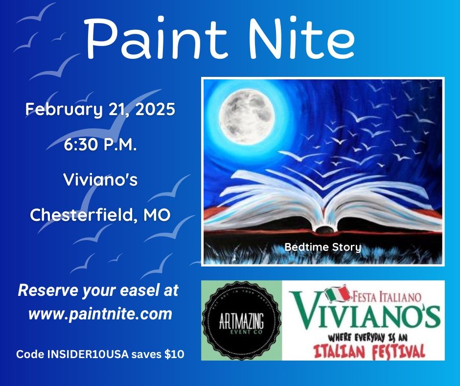 02\/21\/2025 Paint Nite at Viviano\u2019s in Chesterfield, MO