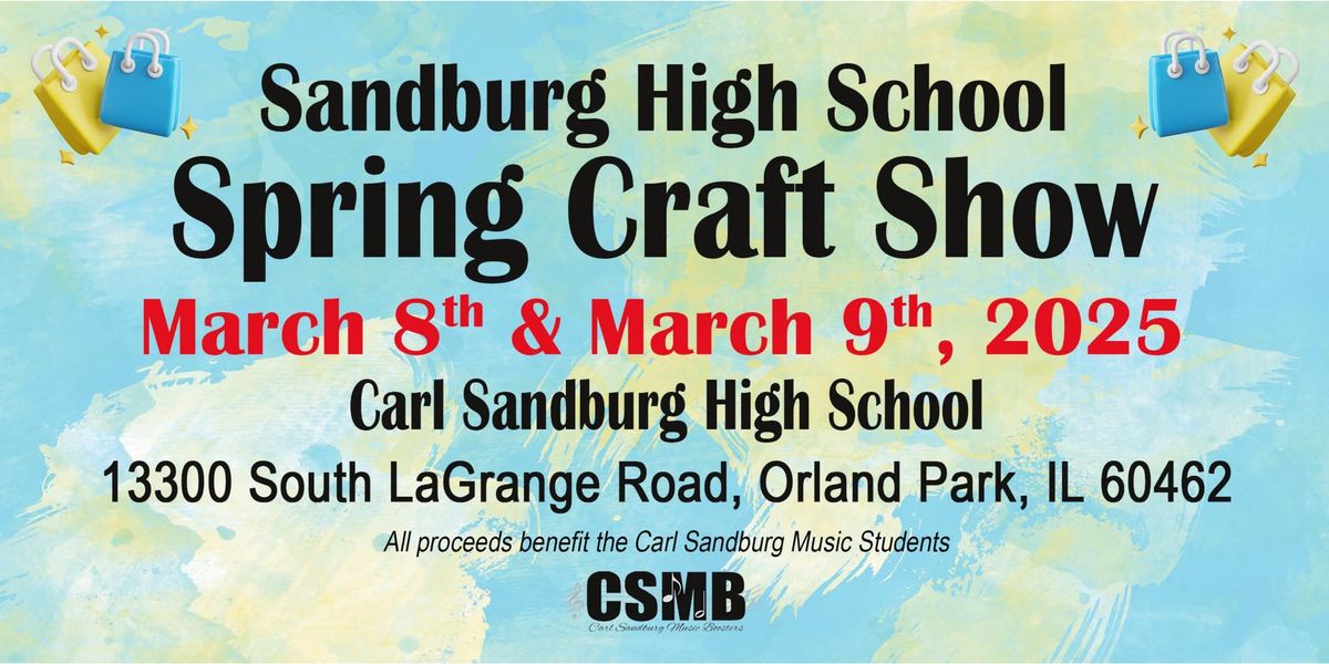 2025 Sandburg HS Spring Craft Show