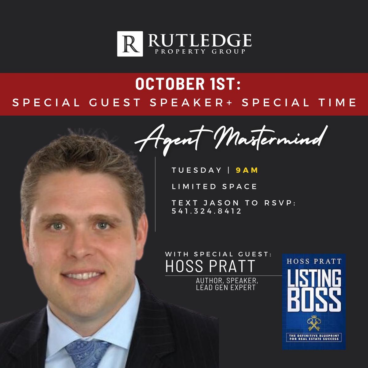 *SPECIAL TIME* Agent Mastermind - With Special Guest: HOSS PRATT