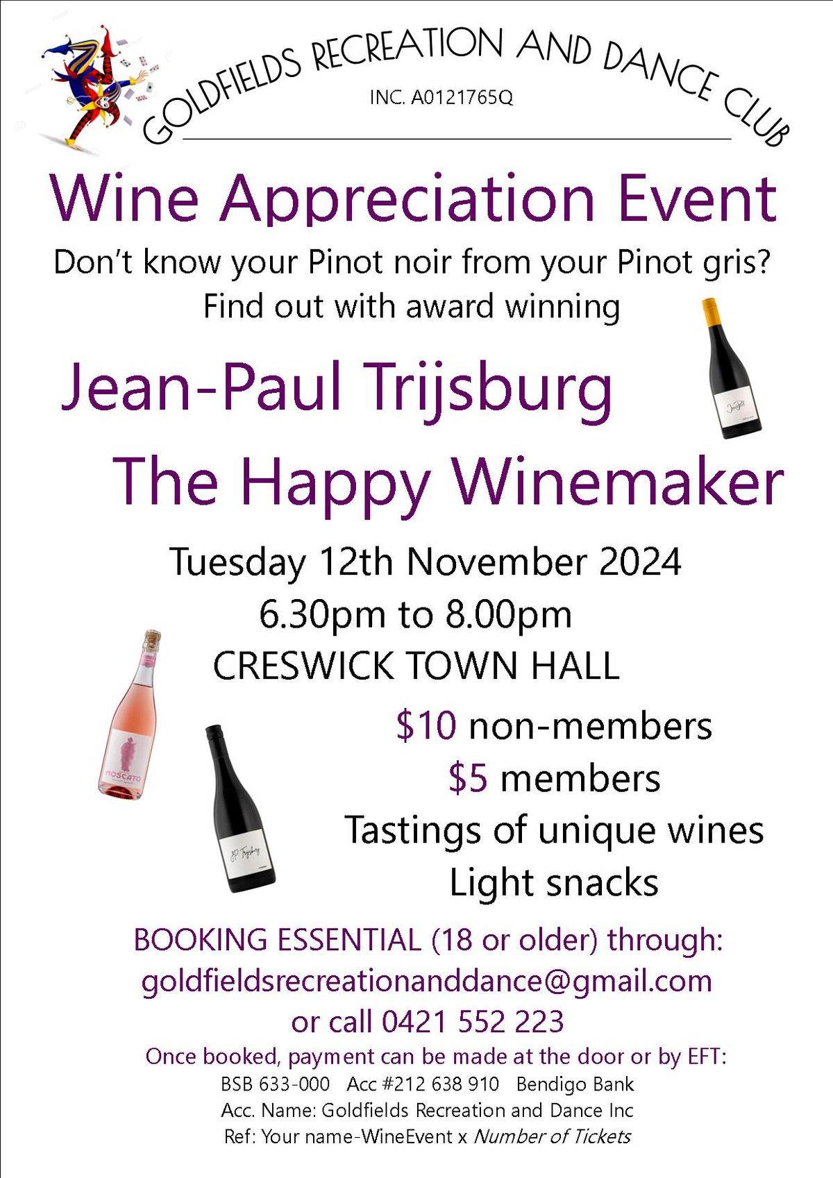 Wine Appreciation with Jean-Paul Trijsburg