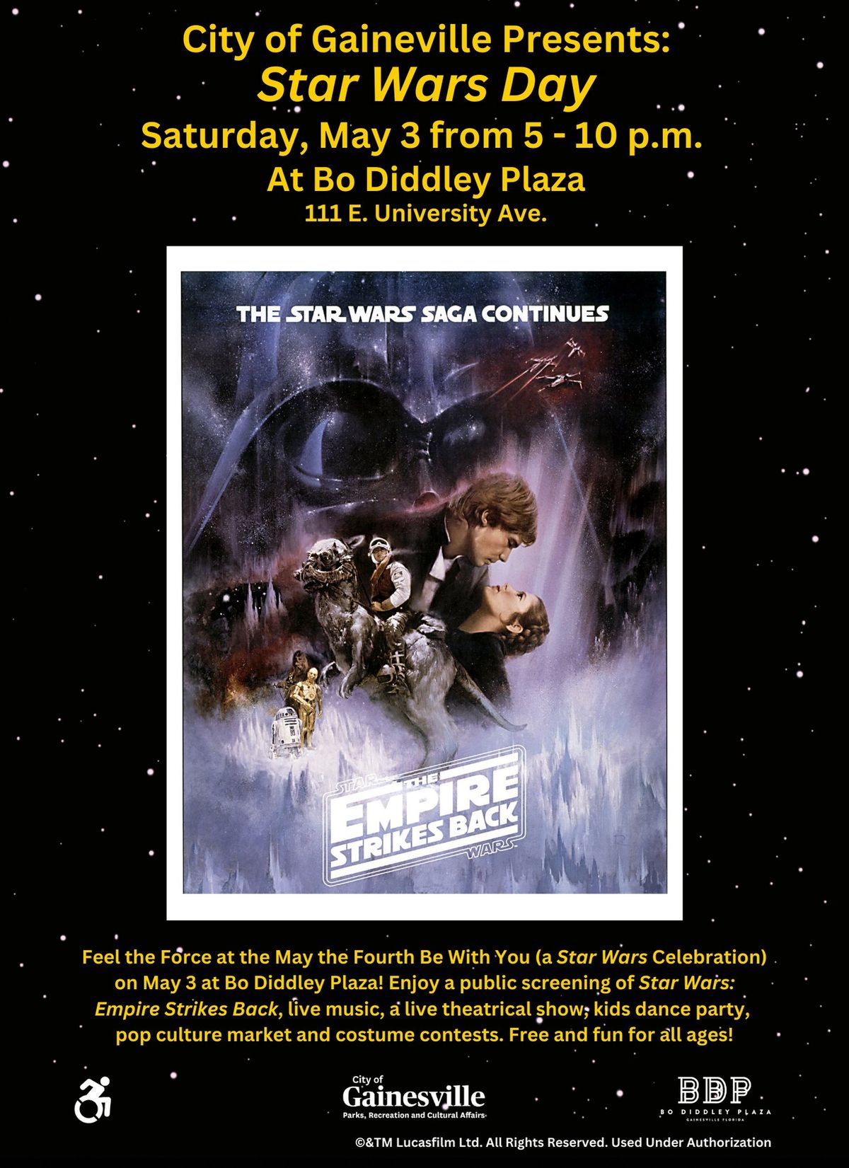 City of Gainesville presents: Star Wars Day