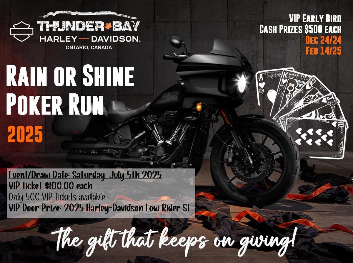 2025 Annual Rain or Shine Poker Run