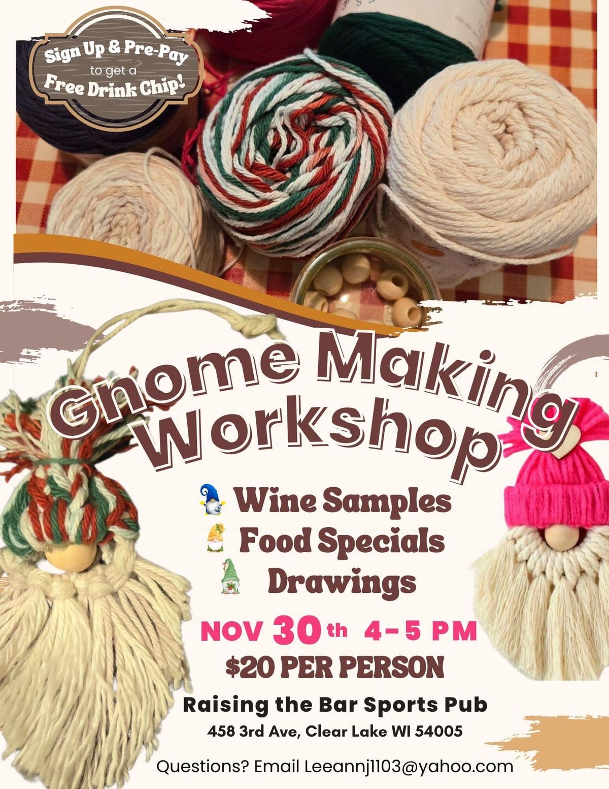 Gnome Making Workshop 