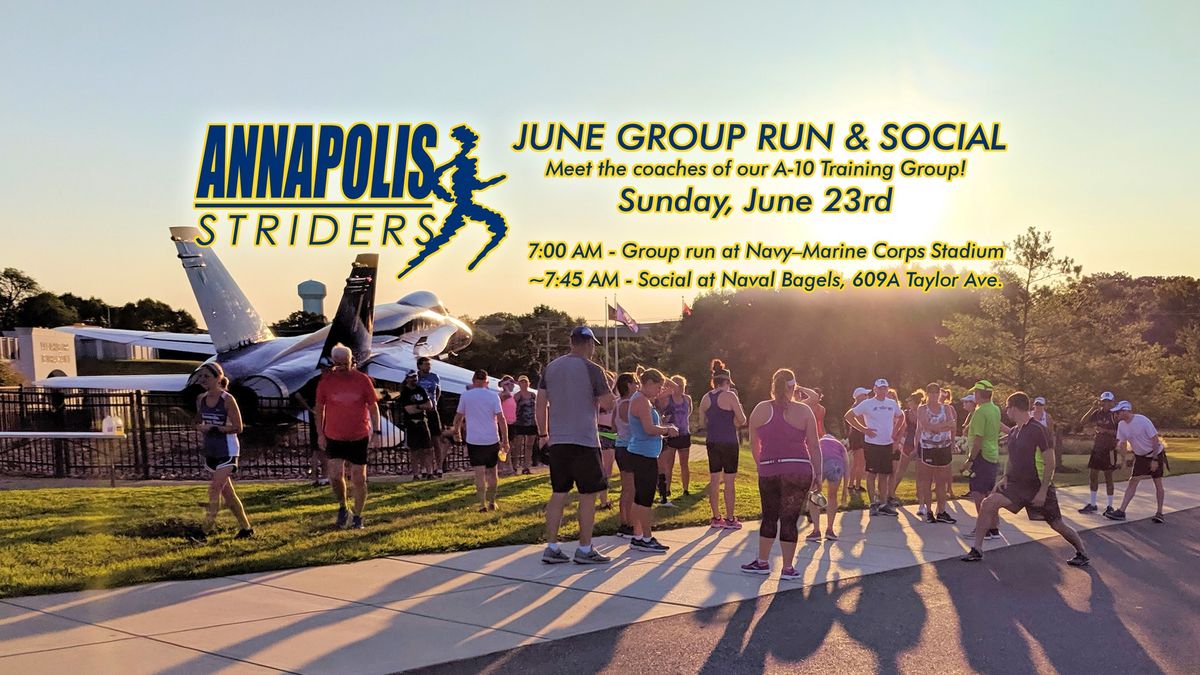 Annapolis Striders June Group Run & Social