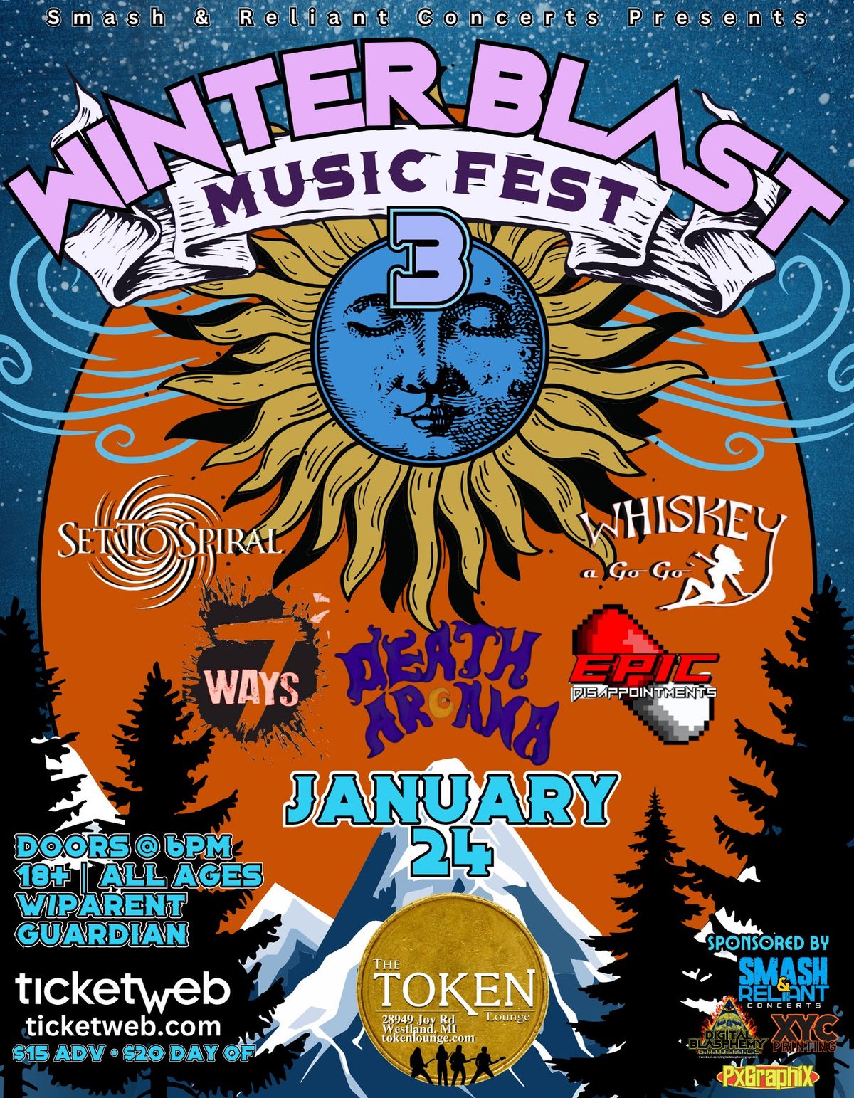 Winter Blast Music Fest III at The Token 