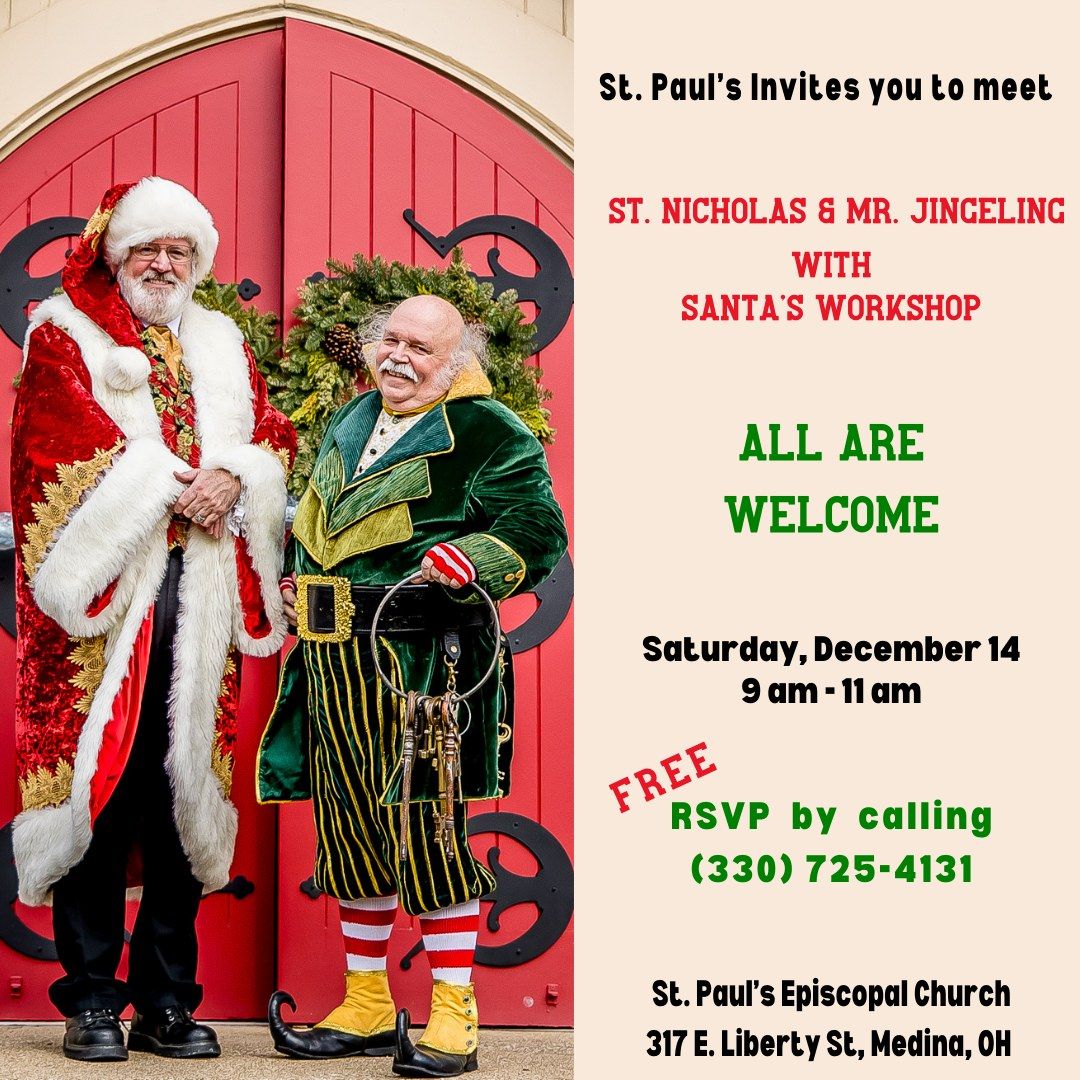 Mr. Jingeling and St. Nicholas at St. Paul's