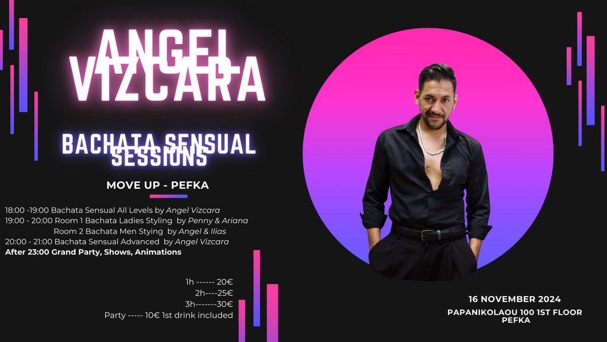 Bachata Sensual Experience \u03bc\u03b5 \u03c4\u03bf\u03bd Angel Vizcara  & Grand Party