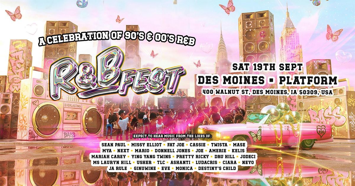 R&B Fest Is Coming To Des Moines!