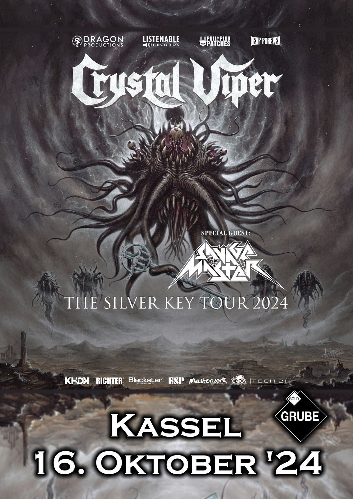 CRYSTAL VIPER \/ SAVAGE MASTER - The Silver Key Tour 2024 @ Goldgrube Kassel