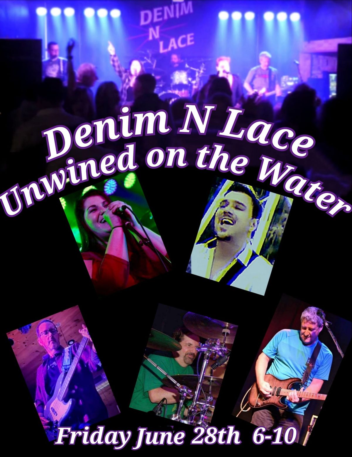 Denim N Lace at unwined on the water