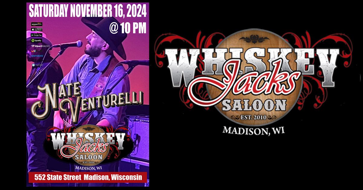 Nate Venturelli at Whiskey Jack's Madtown