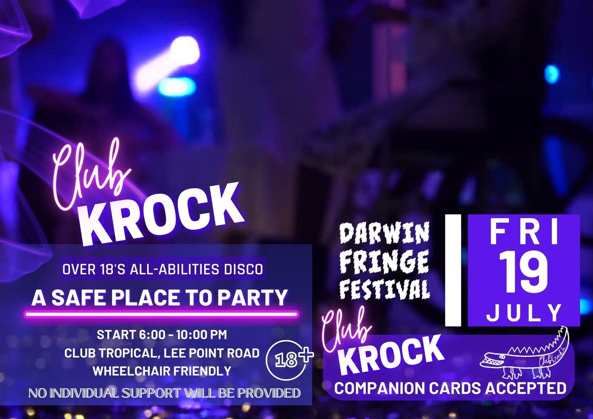 Club Krock at the Fringe Festival - One Night Only!