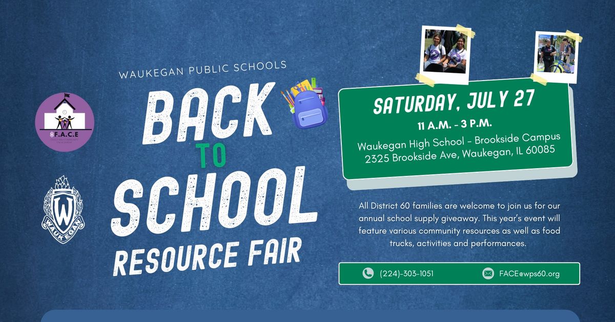 WPS 60 Back to School Resource Fair 2024 