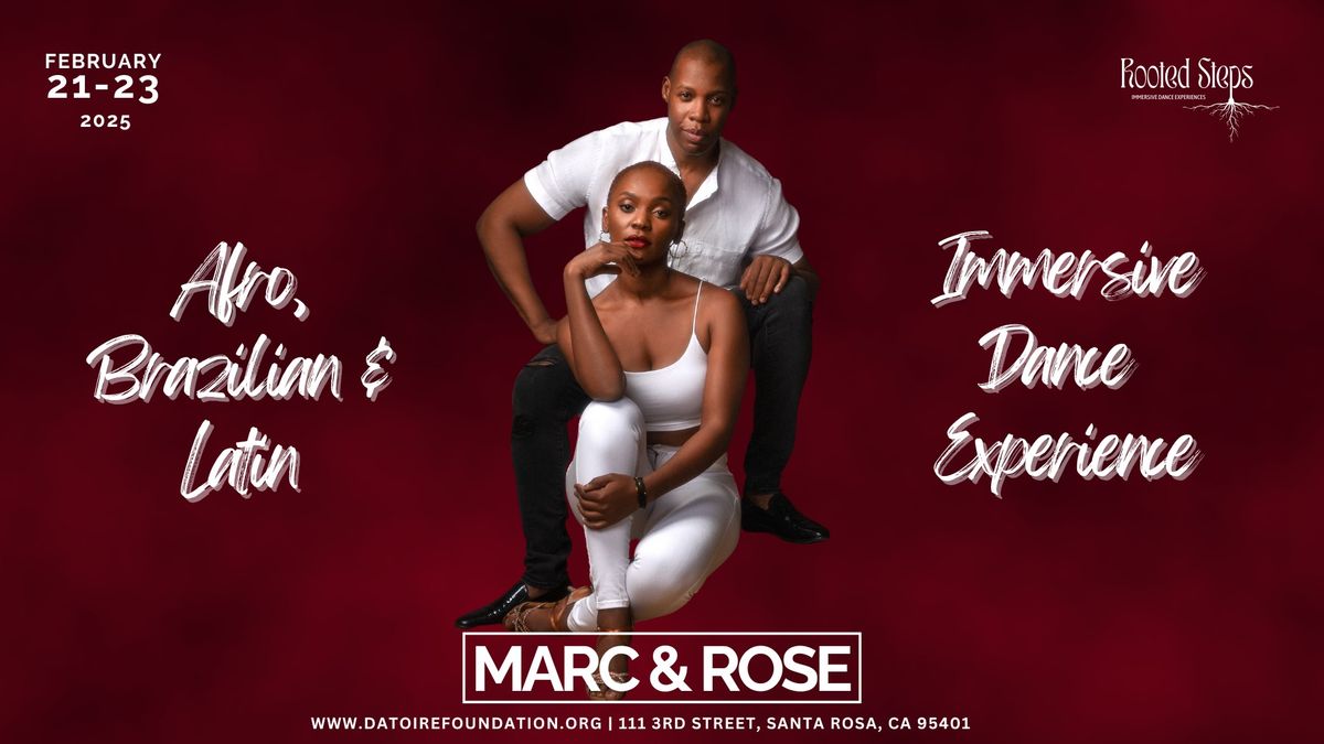 Rooted Steps: Afro, Brazilian & Latin Dance Experience w\/ Marc & Rose