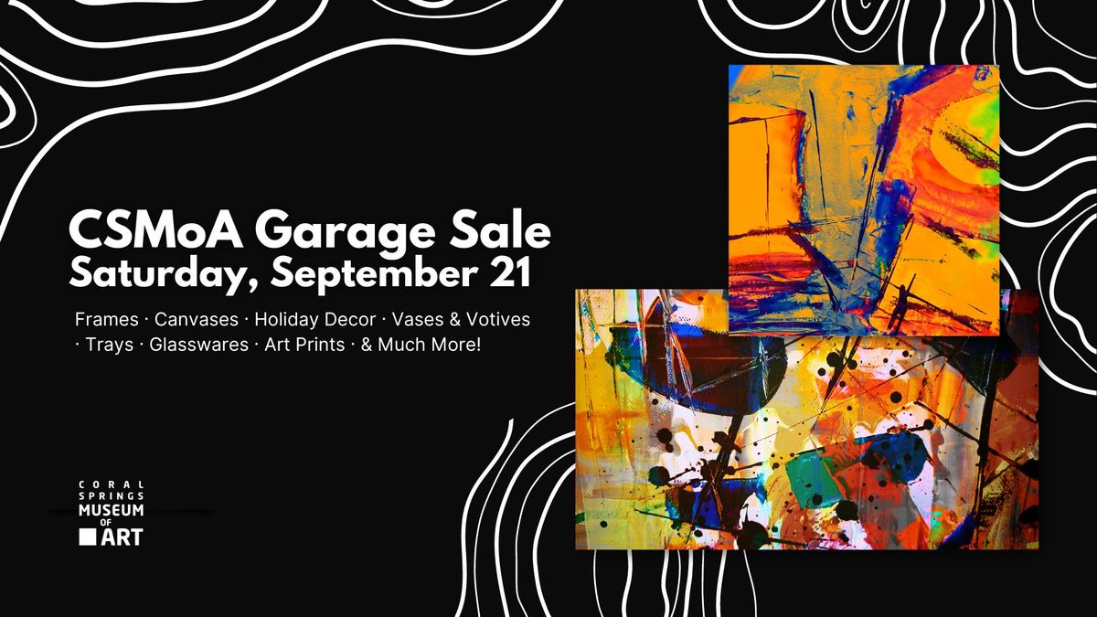 CSMoA Garage Sale