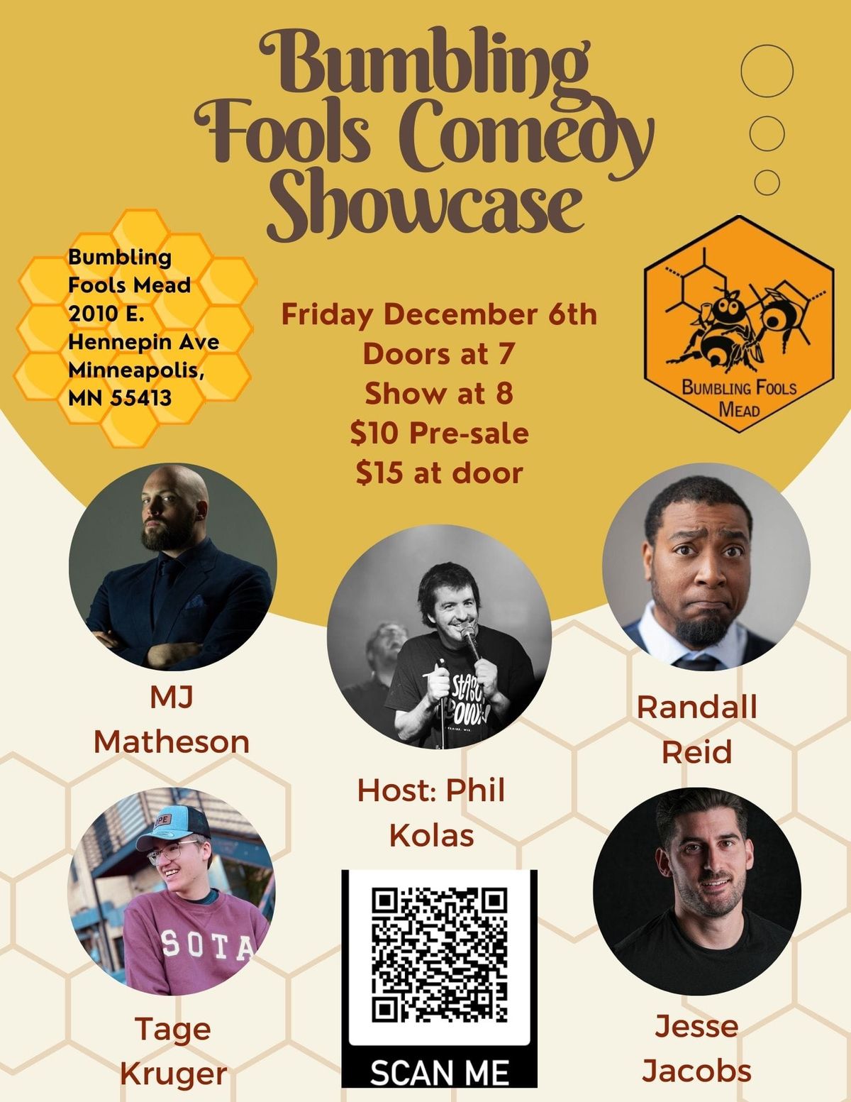 Bumbling Fools Comedy Showcase 