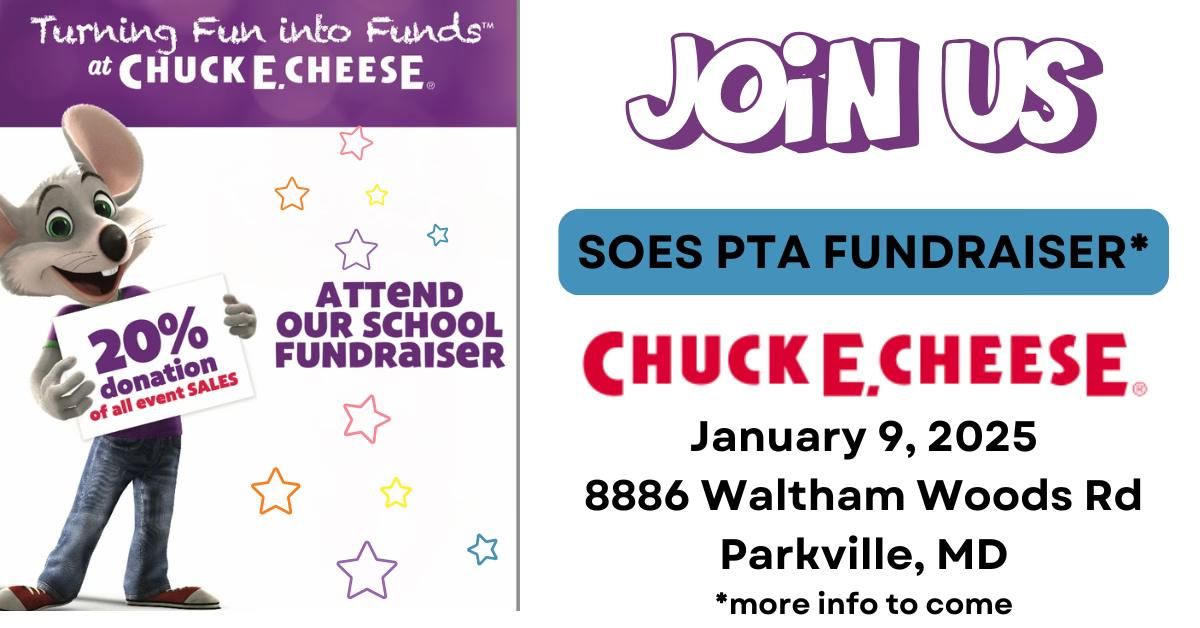 Chuck E. Cheese Spirit Night