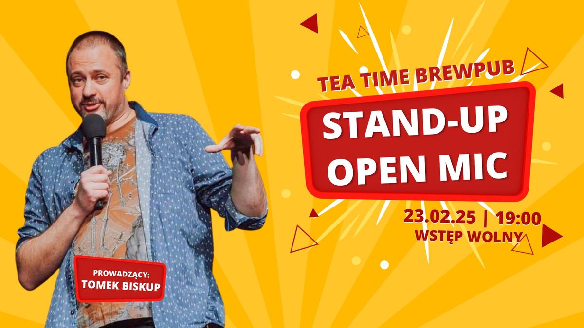 Stand-up w Tea Timie: Open Mic + Chaotyczne Impro