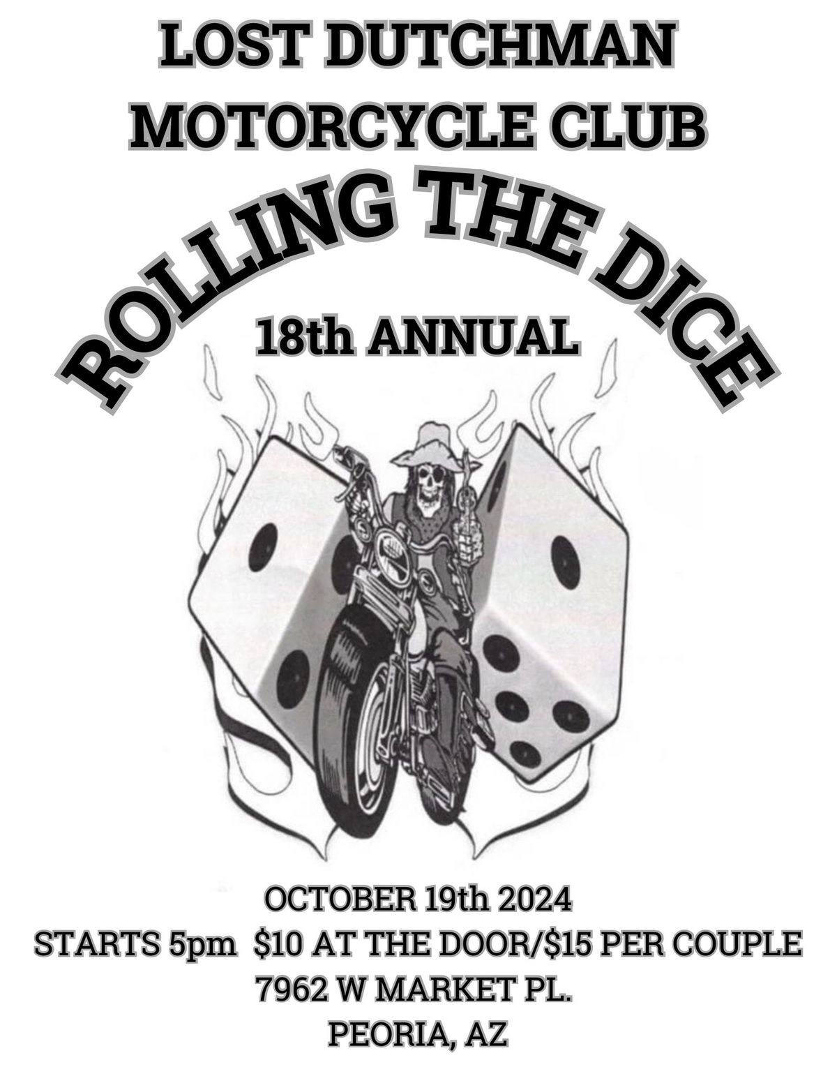 18th Annual Roll The Dice Run 2024