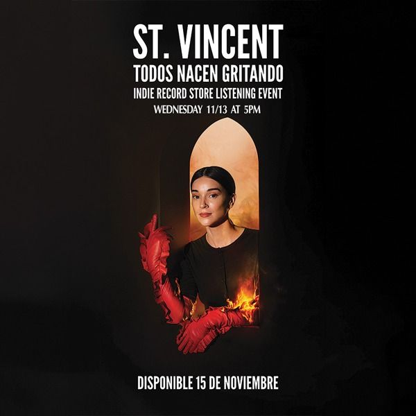 St. Vincent Listening Party for Todos Nacen Gritando 