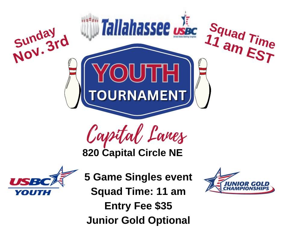 Tallahassee USBC Association Youth Tournament - Junior Gold Optional