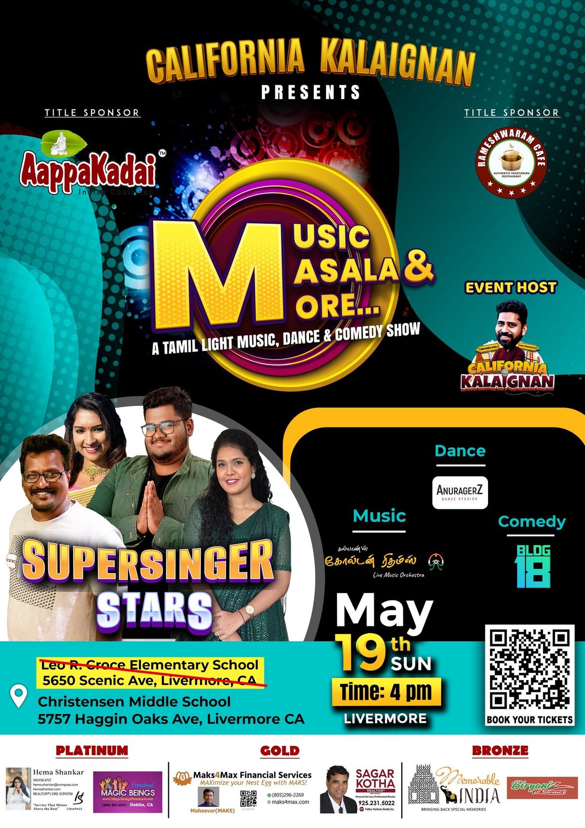 Music Masala & More... LIVERMORE (Tamil Entertainment Galatta)