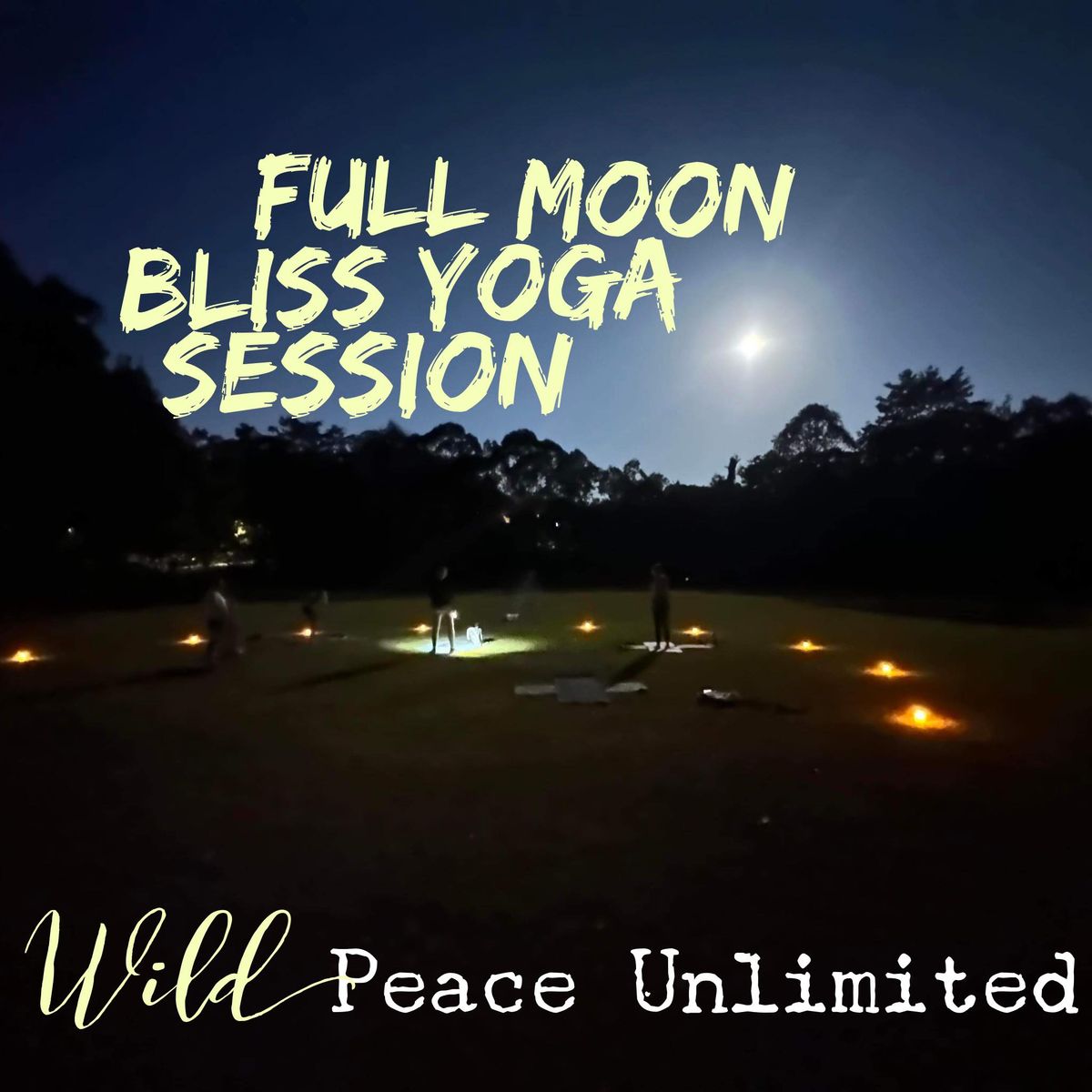 Partial Lunar Eclipse Outdoor Yoga Session 