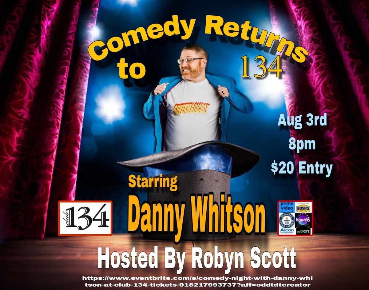 August 3rd! Get ready to have a great night with some super funny people