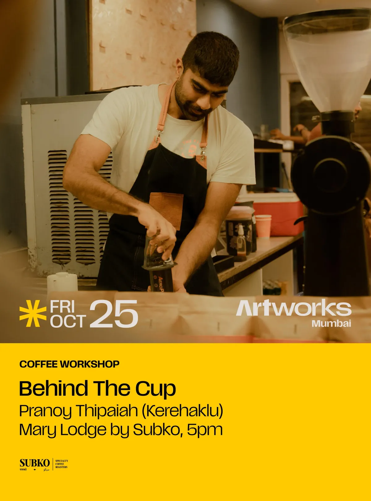 Behind The Cup by Pranoy Thipiah (Kerehaklu) Experiences event Tickets Mumbai