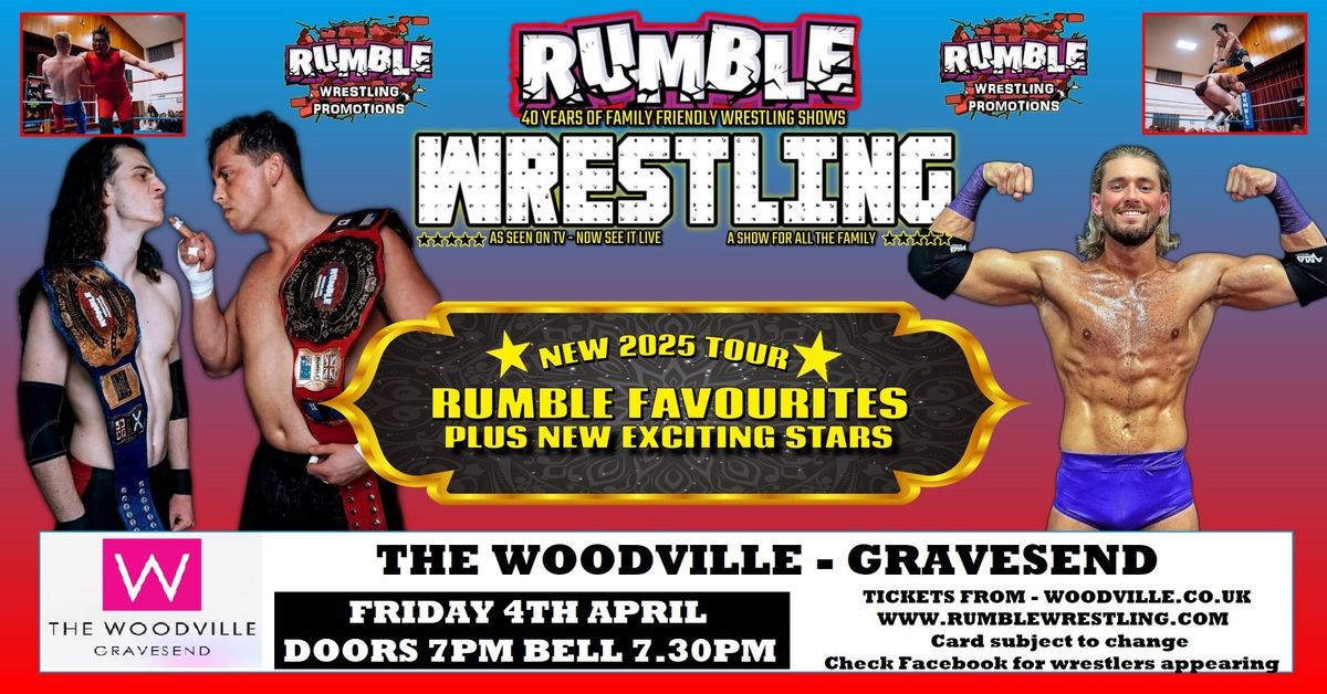 RUMBLE WRESTLING HITS WOODVILLE FOR A FRIDAY NIGHT EASTER SPECIAL