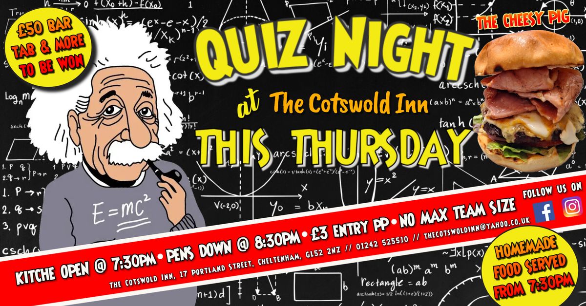 Pub Quiz Night with Paul