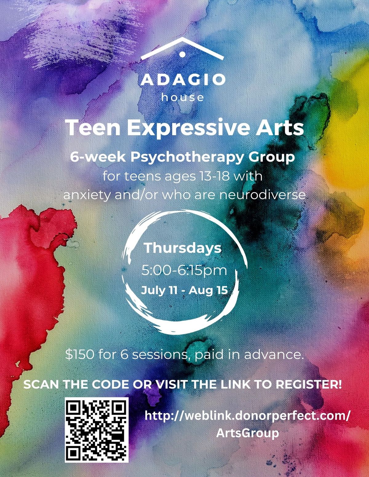 Teen Expressive Arts - Psychotherapy Group