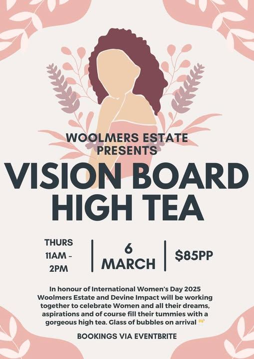 Visionboard High tea Workshop