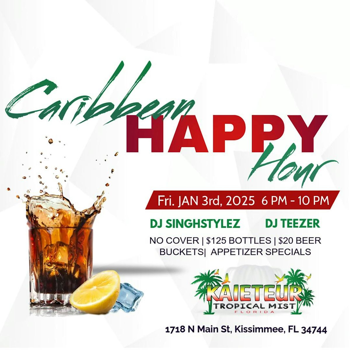 Caribbean Happy Hours