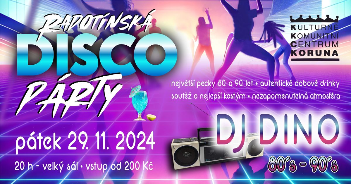 Radot\u00ednsk\u00e1 DISCO RETRO P\u00e1rty