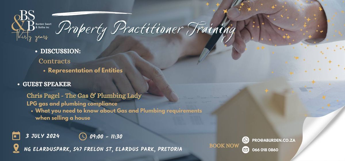 2024 BSB Property Practitioner Training: 3 July