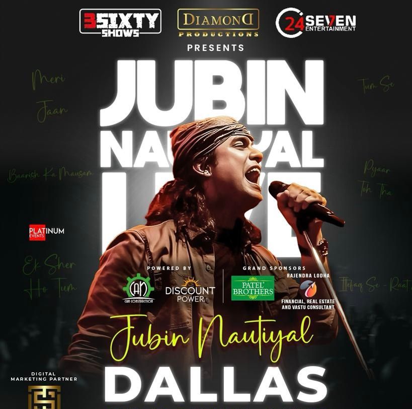 Jubin Nautiyal Live in Concert 03\/03\/24- Only Show in Texas