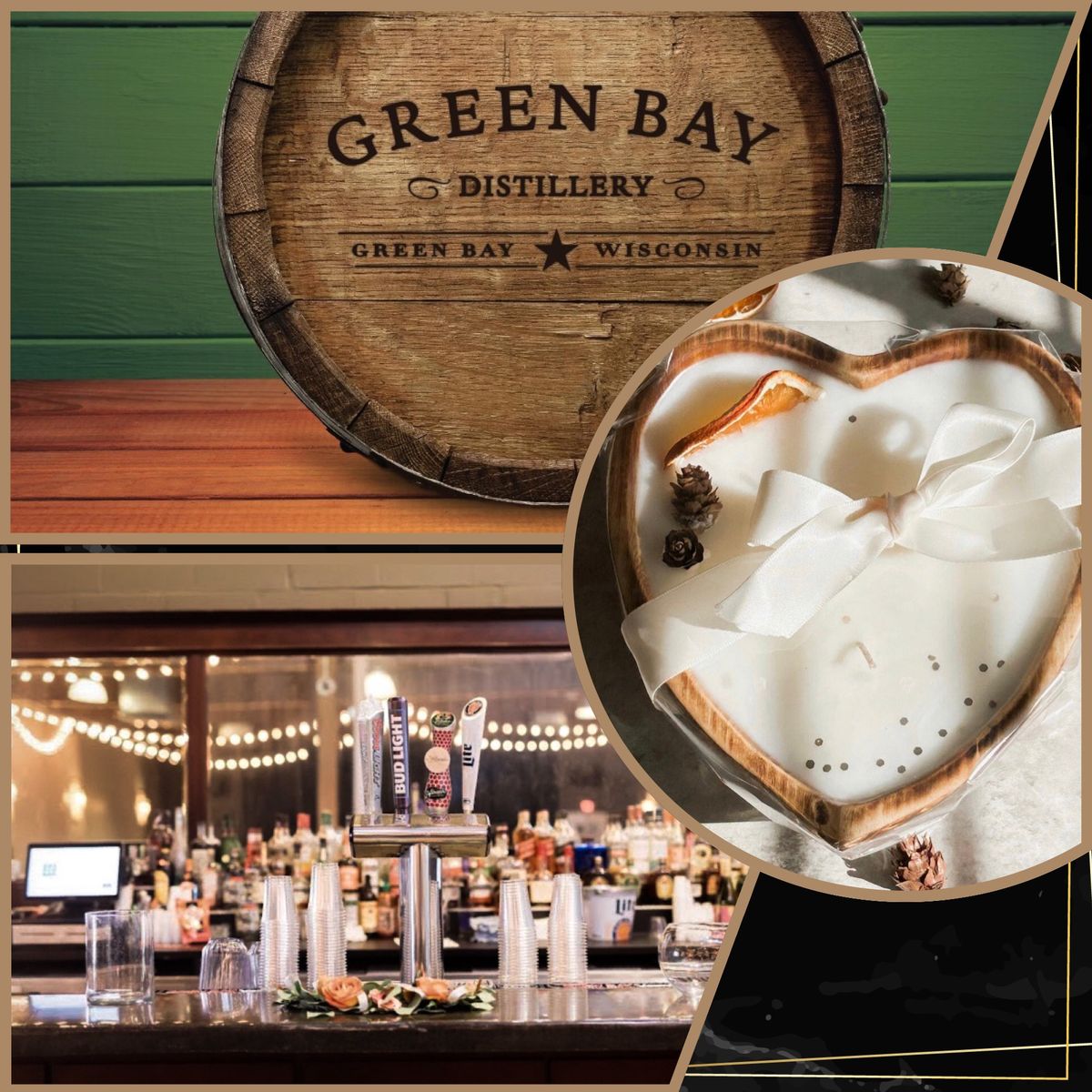 Green Bay Distillery Sweetheart Candle Class