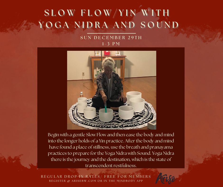 Slow Flow\/ Yin with Yoga Nidra and Sound