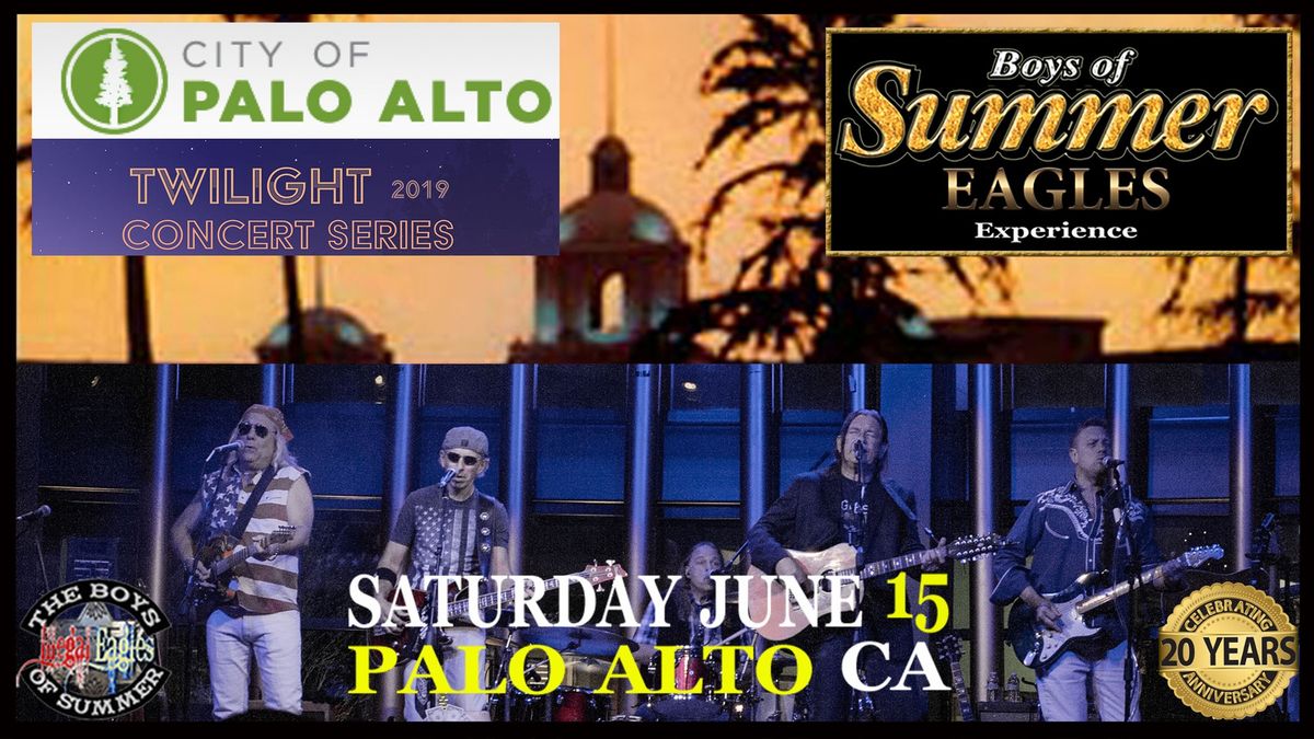 Rinconada Park and the Palo Alto Twilight Concert Series presents